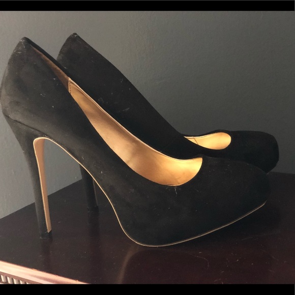 Black suede stilettos - Picture 3 of 3